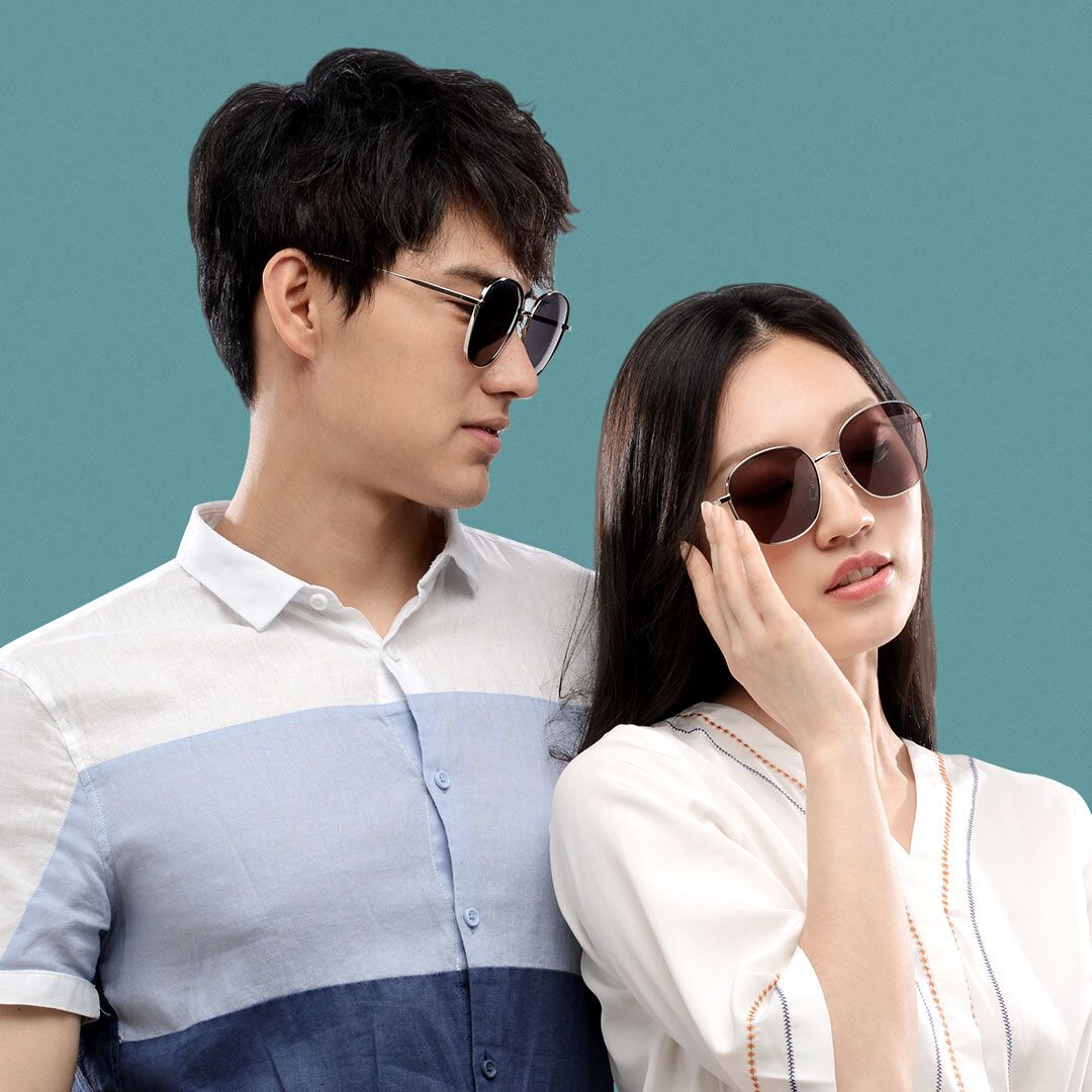 Очки от солнца Xiaomi Matter Wave Metal Square Fashion Sunglasses