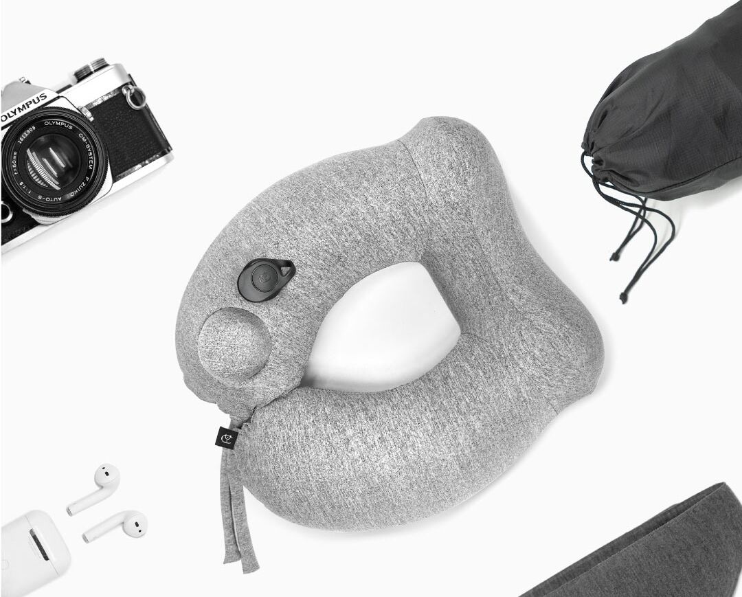 Подушка для путешествий Ксиаоми Ardor Inflatable Рump U-shaped Pillow