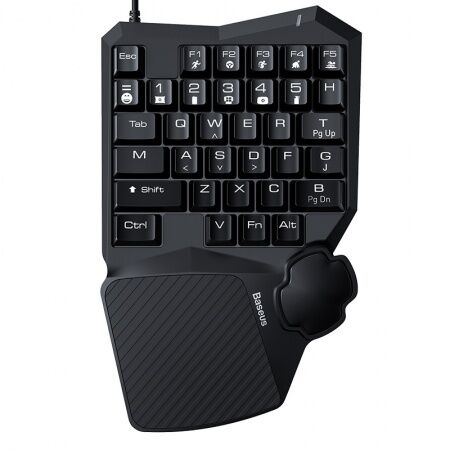Игровая клавиатура BASEUS GAMO One-Handed GK01, черный - 1
