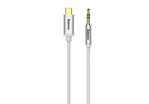Аудио кабели Baseus Yiven Type-C Male To 3.5 Male Audio Cable M01 (White/Белый) - 3