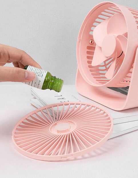 Вентилятор SOTHING USB Desktop Aromatherapy Fan (Pink/Розовый) - 3