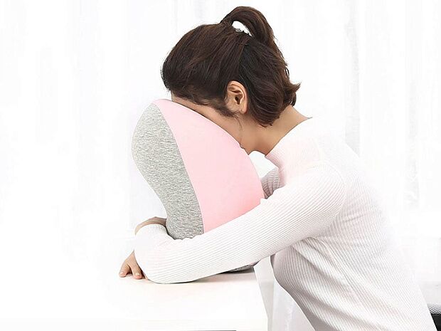 Подушка латексная вертикальная Xiaomi Smart Sleep (Pink/Gray) - 5