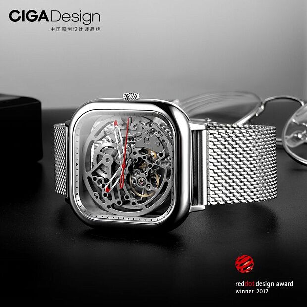 Xiaomi CIGA Design Anti-Seismic Mechanical Watch (Silver) - 3