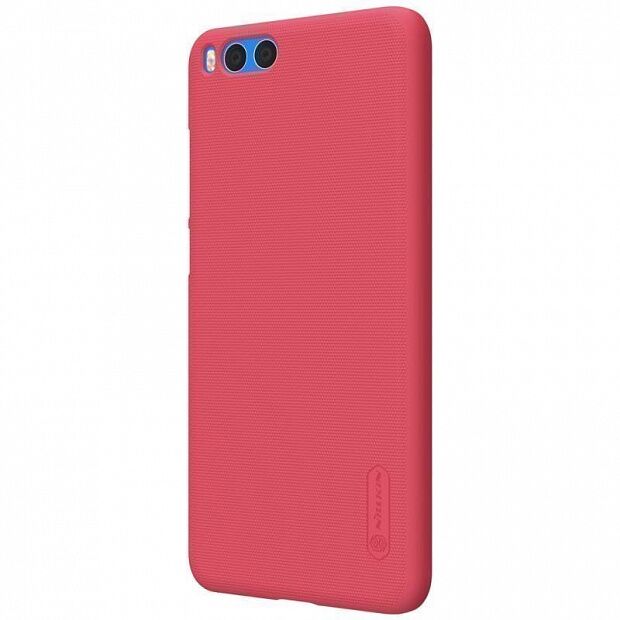 Чехол для Xiaomi Mi Note 3 Nillkin Super Frosted Shield (Red/Красный) - 3
