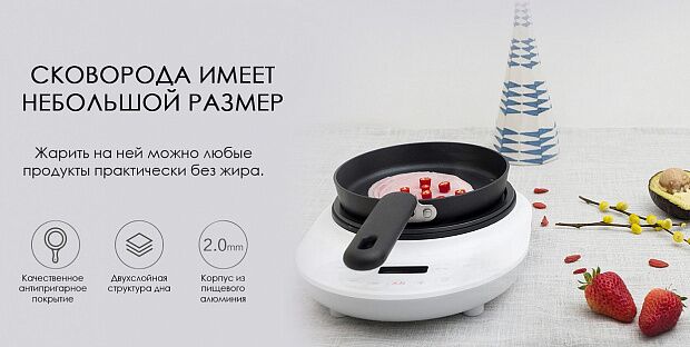 Электрическая плита Qcooker Multipurpose Electric Cooker (White/Белый) : отзывы и обзоры - 9