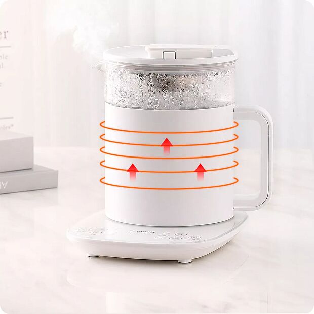 Электрический чайник Circle Kitchen Multi-Function Health Pot (White/Белый) - характеристики и инструкции на русском языке - 6