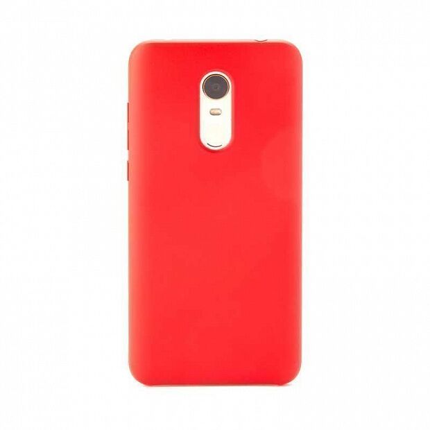 Силиконовый чехол для Xiaomi Redmi 5 Plus Silicone Case (Red/Красный) 