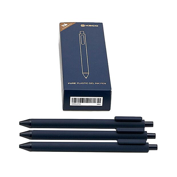 Набор гелевых ручек Kaco Pure Plastic Gel Ink Pen 10 Pack (Blue) - 5