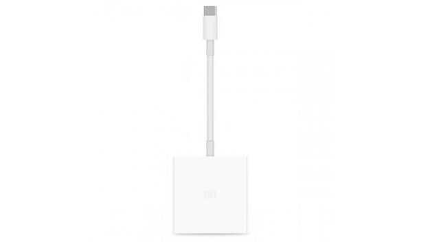 Mi USB-C to HDMI and Gigabit Ethernet Multi-Adapter (White) - 4
