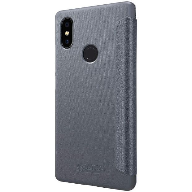 Чехол-книжка для Xiaomi Mi 8 SE Nillkin Sparkle Leather Case (Grey/Серый) - 4