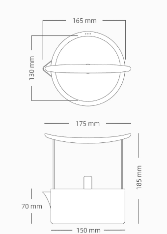 Чайный набор Three Boundary Sanjie Guanshan Electric Ceramics Cooking Tea Set (White/Белый) - 3