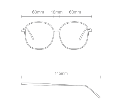 Xiaomi Matter Wave Metal Square Fashion Sunglasses (Pink) - 2