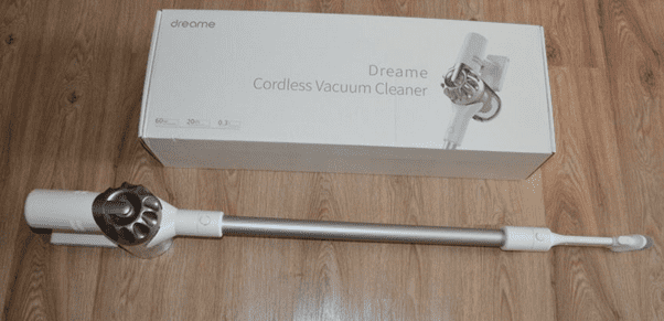 Пылесос Xiaomi Dreame Wireless Vacuum Cleaner V9P с трубой-удлинителем Внешний вид беспроводного пылесоса V9P Vacuum Cleaner с удлинительной трубой