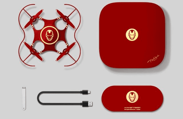 Состав комплекта квадрокоптера Xiaomi Jellyfish Mini Aircraft Iron Man Edition