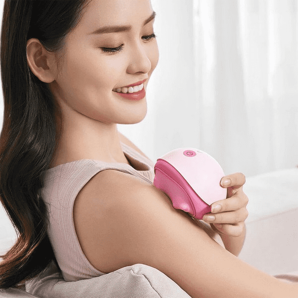 Пример использования массажера Xiaomi LeFan Egg Acupressure Massager