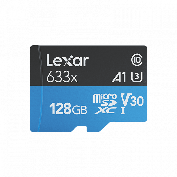 Карта памяти Lexar TF Microsd Memory Card 128GB (Blue/Синий) 