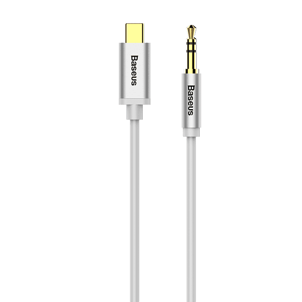 Аудио кабели Baseus Yiven Type-C Male To 3.5 Male Audio Cable M01 (White/Белый) - 2