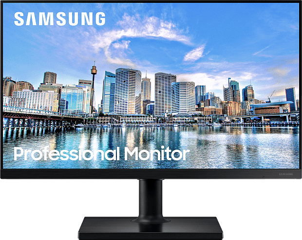 ЖК монитор Samsung F24T450FQI 23.8 LCD IPS LED monitor, 1920x1080, 5(GtG)ms, 250 cd/m2, 178/178, MEGA DCR (static 1000:1), HDMI - 2