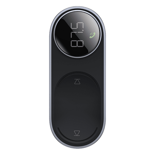 Автомобильный беспроводной MP3-плеер BASEUS Solar, черный - 1